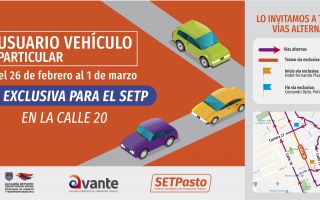 Entre 26 de Febrero y 1 de Marzo la Calle 20 se habilita para tránsito exclusivo de buses y bicicletas